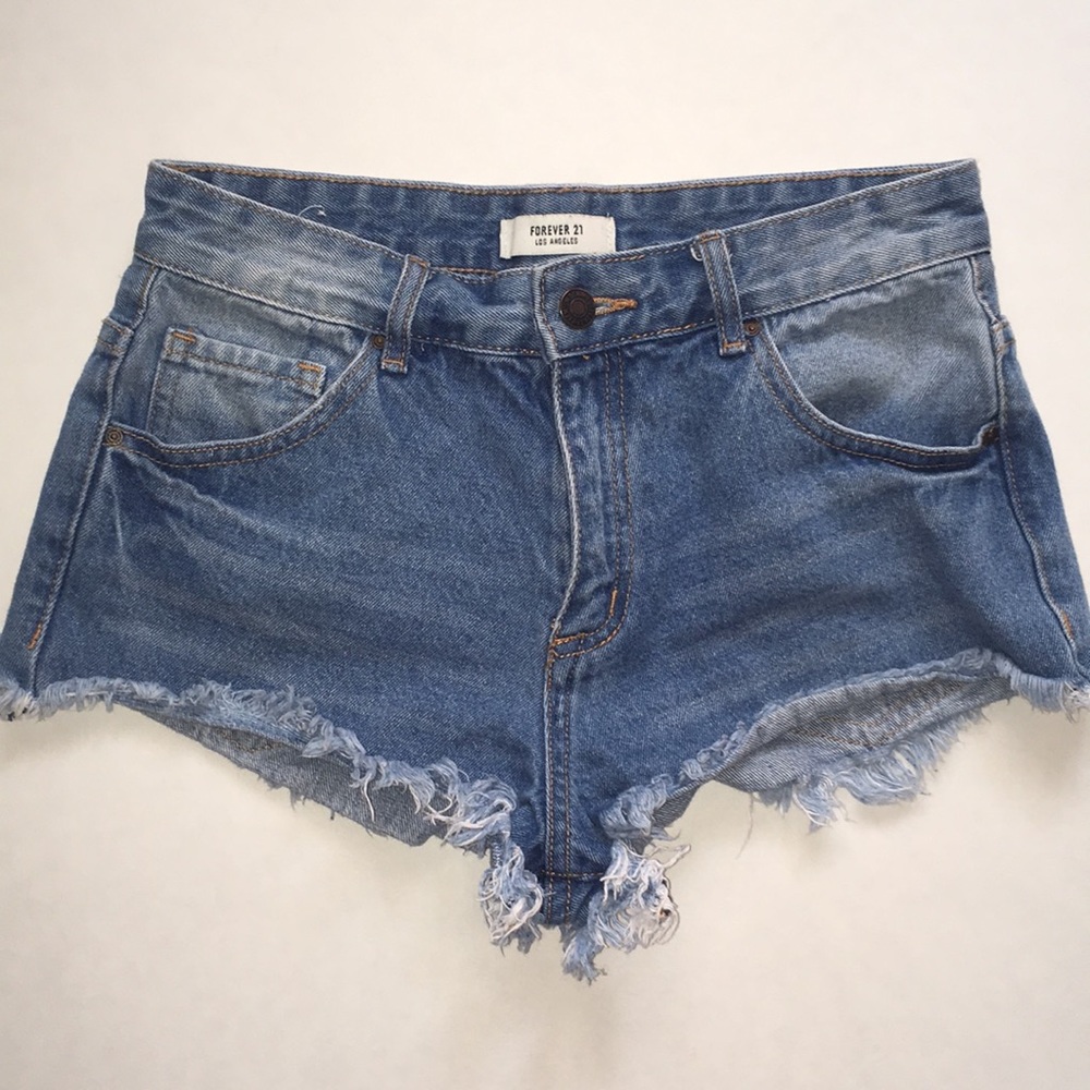 forever21 denim shorts